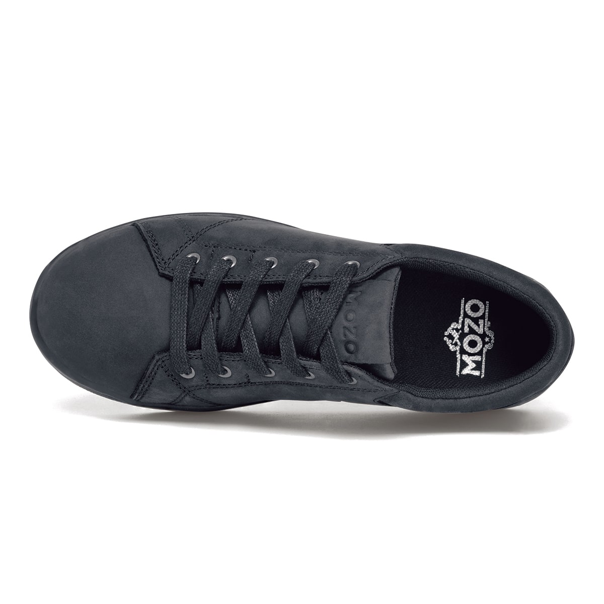The Mavi from Shoes For Crews has our superior slip-resistant sole and heel counter, seen from above.