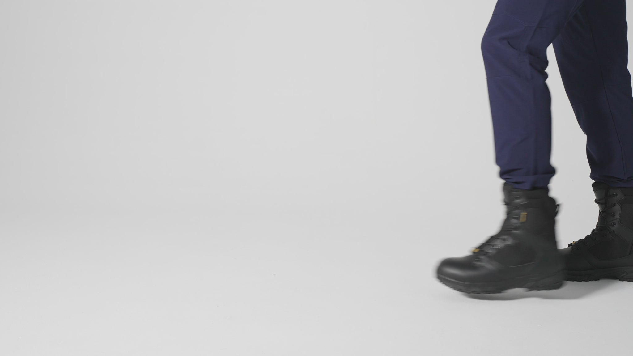 The Defence High from Shoes For Crews are waterproof, slip-resistant safety boots, product video.