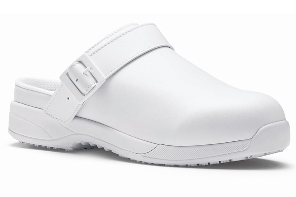 Zapato con plantilla acolchada de color blanco modelo Triston II de Shoes For Crews 
