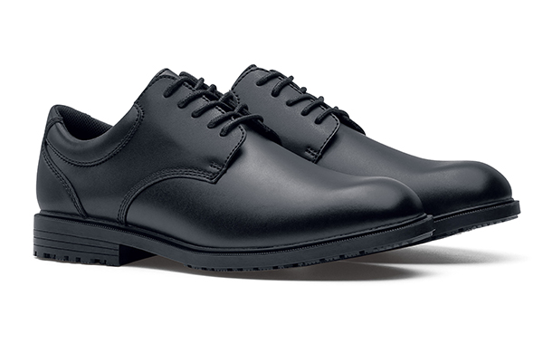 Chaussures de travail confortables pour les tenues des chauffeurs de transports en commun : modèle Cambridge GL noir
